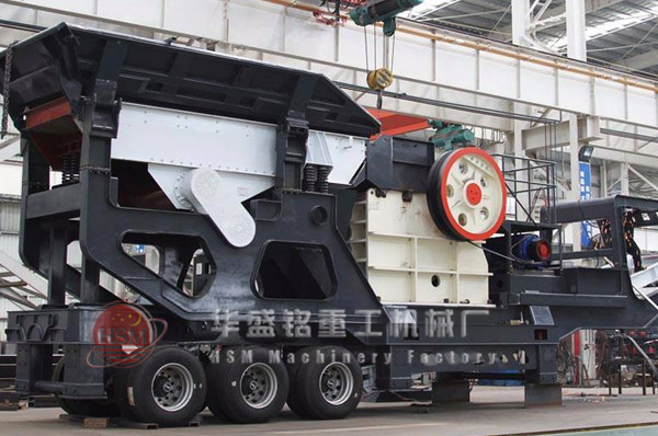 輪胎式移動破碎站