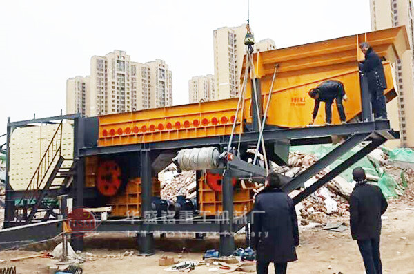 建筑垃圾移動制砂機